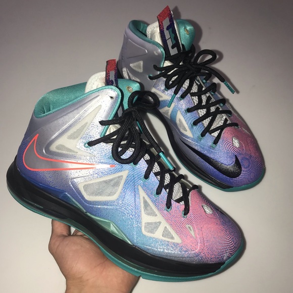 Nike Lebron 10 Pure Platinum Size 8 - Picture 1 of 8